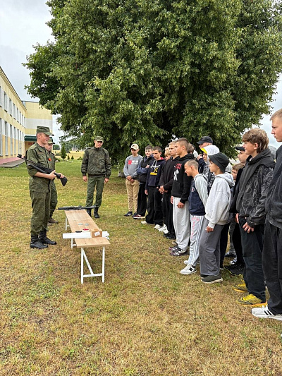 Экскурсия для воспитанников военно-патриотического лагеря