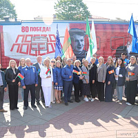 В Гродно прибыл передвижной музей «Поезд Победы»