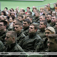 Представители идеологического актива Республики Беларусь выступают перед личным составом соединений и воинских частей