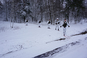 Лыжный марш для гвардейцев