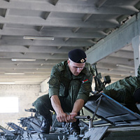 Подготовка к «Танковому биатлону» 