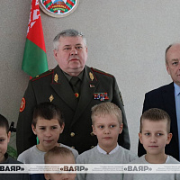 Представители транспортных войск посетили среднюю школу № 1 города Любани