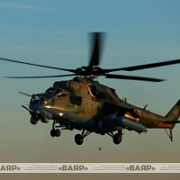 Экипажи вертолётов 50 саб выполнили полётные упражнения