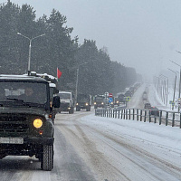 Военнослужащие 60 опс совершили 50-километровый марш