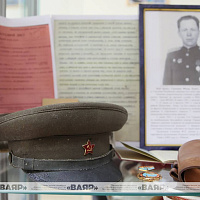 Тематическая выставка, посвященная 80-летию Победы в Великой Отечественной войне, проходит в ДМВС