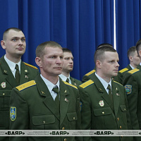 На военном факультете в Белорусской государственной академии авиации прошёл выпуск