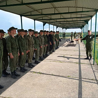 Занятие по практическому пуску управляемой ракеты из вооружения танка