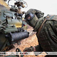 На полигоне Осиповичский проходит лагерный сбор с артиллерийскими и ракетными подразделениями СЗОК