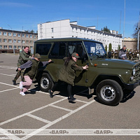 Военизированная эстафета профсоюзной организации Вооружённых Сил Беларуси профессионального союза работников государственных и иных учреждений