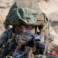 Батальонное тактическое учение с одним из десантно-штурмовых батальонов 38 одшбр