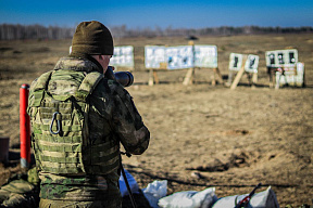 Занятия по боевой подготовке военнослужащими 120 омбр