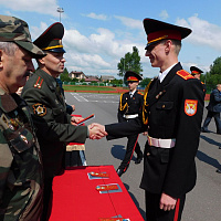 В Минском областном кадетском училище в торжественной обстановке прошел 14-й выпуск кадетов