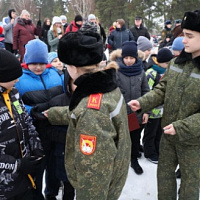 Церемония открытия военно-патриотического клуба «Черный лис»