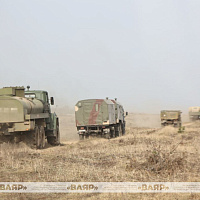 На 227-м общевойсковом полигоне проходит комплексное тактическое занятие с гвардейцами 120 омбр