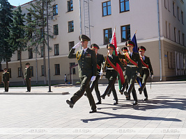 На военном факультете в Белорусском государственном университете прошел 17-й выпуск офицеров