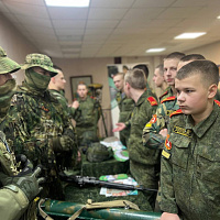 Курсанты Военной академии провели выездной день открытых дверей