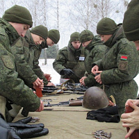 Занятия с гвардейцами