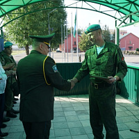 Церемония прощания с Боевым знаменем