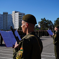 Новобранцы Минской военной комендатуры приняли Военную присягу