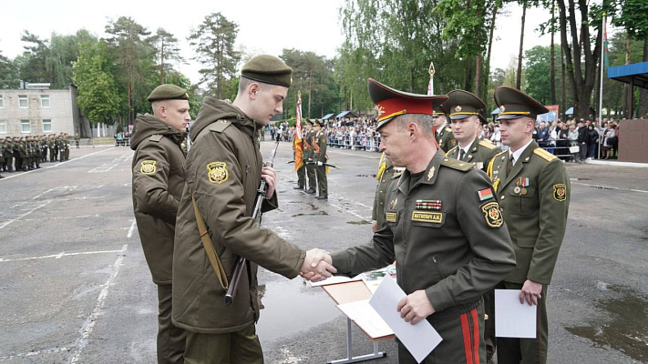 В 361 боо (ЦОВУ) состоялся ритуал приведения военнослужащих нового пополнения к Военной присяге