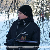 В Минске прошли соревнования по лыжным гонкам среди воинских частей центрального подчинения