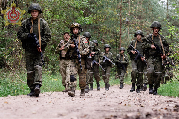 Занятия по тактической подготовке с курсантами Военной академии