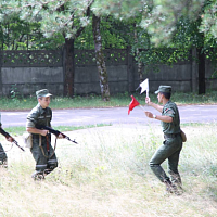 Начальная военная подготовка в разгаре