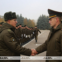 Чествование личного состава в Гродненском гарнизоне