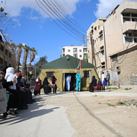 Белорусский военно-полевой госпиталь в Сирии продолжает свою работу