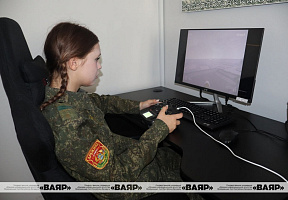 Смена в объединённом военно-патриотическом лагере на базе военного факультета в ГрГУ имени Янки Купалы
