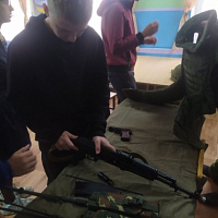 Накануне Дня народного единства зенитчики посетили школьников