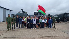 В рамках военно-патриотического воспитания