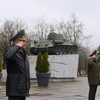 Торжественный митинг по случаю 84-й годовщины со дня образования 120 омбр