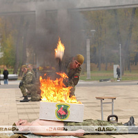 В музейно-парковом комплексе «Победа» прошла церемония отправки граждан на срочную военную службу