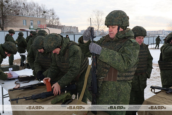 В Гродненском гарнизоне прошло занятие по огневой подготовке с управлением Западного оперативного командования