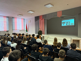 Офицер МВК провел профориентационную встречу с учащимися учреждений образования Кормянского района