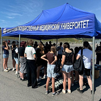 Офицеры военно-медицинского института в БГМУ приняли участие в фестивале ДОСААФ