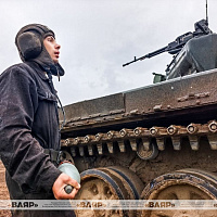 Военнослужащие танкового подразделения 19 омбр выполнили упражнение контрольных стрельб