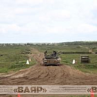 Выполнение первого упражнения контрольных стрельб штатным выстрелом из танка Т-72Б