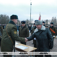 Новобранцы Гродненского гарнизона приняли Военную присягу