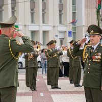 Курсанты военно-транспортного факультета в БелГУТ приняли Военную присягу