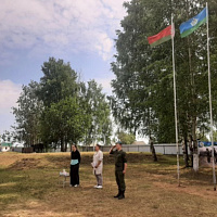 Закрытие военно-патриотического лагеря «Разведчик»