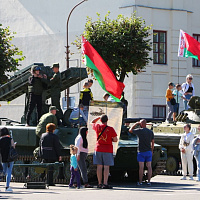 Празднование Дня народного единства в Слониме