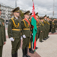 Курсанты военно-транспортного факультета в БелГУТ приняли Военную присягу