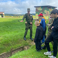 Продолжает работу лагерь «Гвардейцы» 