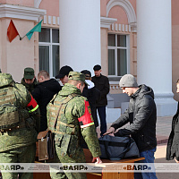 В 19 омбр развёрнут пункт приёма личного состава