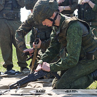 Второй день смотра конкурса на лучший военно патриотический клуб Вооруженных Сил 