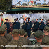 На полигоне под Борисовом состоялся праздничный концерт 