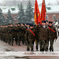 Церемония принятия присяги в Брестской крепости