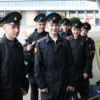 Делегация воспитанников Уссурийского суворовского военного училища прибыла в Минск